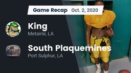 Recap: King  vs. South Plaquemines  2020