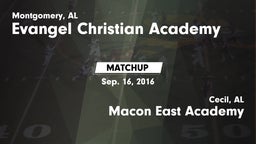 Matchup: Evangel Christian Ac vs. Macon East Academy  2016
