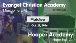 Matchup: Evangel Christian Ac vs. Hooper Academy  2016