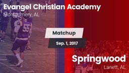 Matchup: Evangel Christian Ac vs. Springwood  2017