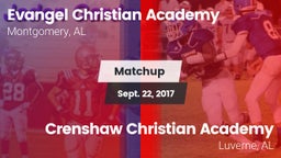 Matchup: Evangel Christian Ac vs. Crenshaw Christian Academy  2017