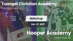 Matchup: Evangel Christian Ac vs. Hooper Academy  2017