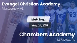 Matchup: Evangel Christian Ac vs. Chambers Academy  2018