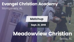Matchup: Evangel Christian Ac vs. Meadowview Christian  2018