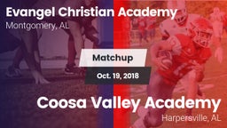 Matchup: Evangel Christian Ac vs. Coosa Valley Academy  2018