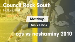 Matchup: Council Rock South vs. cos vs neshaminy 2010 2016