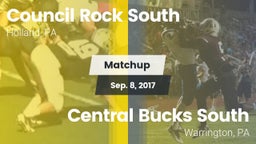 Matchup: Council Rock South vs. Central Bucks South  2016