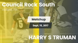 Matchup: Council Rock South vs. HARRY S TRUMAN 2016