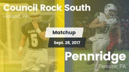 Matchup: Council Rock South vs. Pennridge  2017