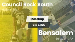 Matchup: Council Rock South vs. Bensalem  2017