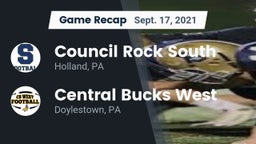 Recap: Council Rock South  vs. Central Bucks West  2021