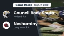 Recap: Council Rock South  vs. Neshaminy  2022