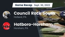 Recap: Council Rock South  vs. Hatboro-Horsham  2022