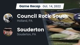 Recap: Council Rock South  vs. Souderton  2022