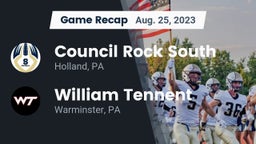 Recap: Council Rock South  vs. William Tennent  2023