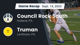 Recap: Council Rock South  vs. Truman  2023