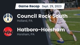 Recap: Council Rock South  vs. Hatboro-Horsham  2023
