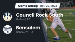 Recap: Council Rock South  vs. Bensalem  2023