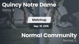 Matchup: Notre Dame vs. Normal Community  2016