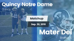Matchup: Notre Dame vs. Mater Dei  2016