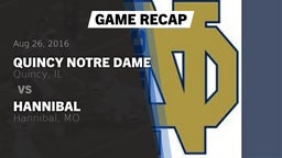 Recap: Quincy Notre Dame  vs. Hannibal  2016