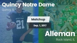 Matchup: Quincy Notre Dame vs. Alleman  2017