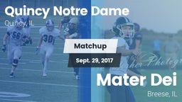 Matchup: Quincy Notre Dame vs. Mater Dei  2017