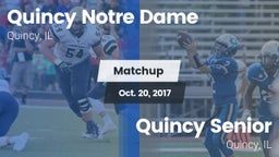 Matchup: Quincy Notre Dame vs. Quincy Senior  2017