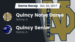 Recap: Quincy Notre Dame vs. Quincy Senior  2017