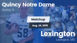 Matchup: Quincy Notre Dame vs. Lexington  2018