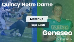 Matchup: Quincy Notre Dame vs. Geneseo  2018