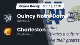 Recap: Quincy Notre Dame vs. Charleston  2018