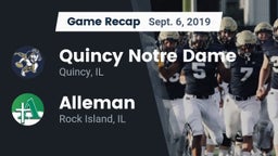 Recap: Quincy Notre Dame vs. Alleman  2019