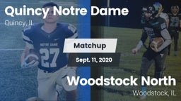 Matchup: Quincy Notre Dame vs. Woodstock North  2020
