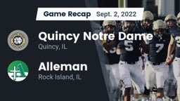 Recap: Quincy Notre Dame vs. Alleman  2022