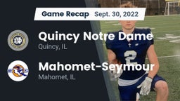 Recap: Quincy Notre Dame vs. Mahomet-Seymour  2022