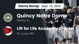 Recap: Quincy Notre Dame vs. Lift for Life Academy Charter  2023