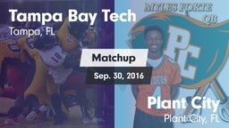 Matchup: Tampa Bay Tech vs. Plant City  2016