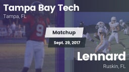 Matchup: Tampa Bay Tech vs. Lennard  2017