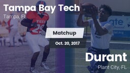 Matchup: Tampa Bay Tech vs. Durant  2017