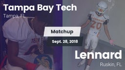 Matchup: Tampa Bay Tech vs. Lennard  2018