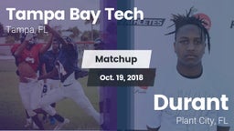Matchup: Tampa Bay Tech vs. Durant  2018