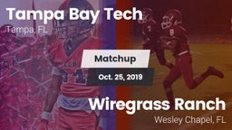 Matchup: Tampa Bay Tech vs. Wiregrass Ranch  2019
