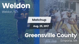 Matchup: Weldon vs. Greensville County  2017
