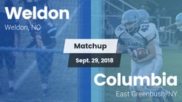 Matchup: Weldon vs. Columbia  2018