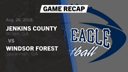 Recap: Jenkins County  vs. Windsor Forest  2016