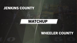 Matchup: Jenkins County vs. Wheeler County  2016