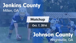 Matchup: Jenkins County vs. Johnson County  2016