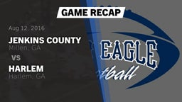 Recap: Jenkins County  vs. Harlem  2016