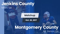 Matchup: Jenkins County vs. Montgomery County  2017
